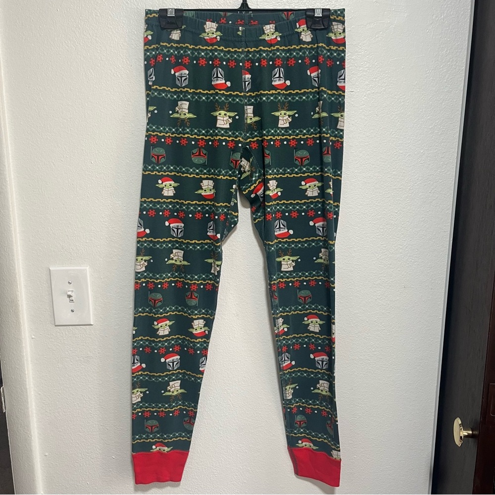 Hanna Andersson STAR WARS The Mandalorian Women's Medium Long John Pajama Pant